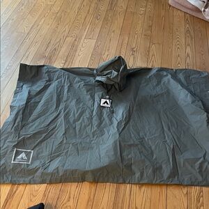 Men's Dark Green Rain Poncho